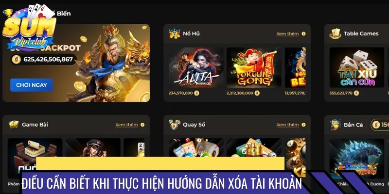Cần chuẩn bị đầy đủ trước khi thực hiện xóa tài khoản cá cược của bạn