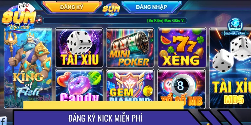 Mở nick mới hoàn toàn miễn phí