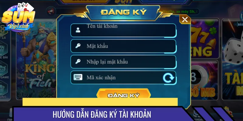 Hướng dẫn đăng ký nick mới tại cổng game