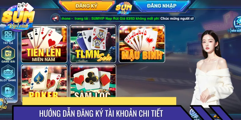 Hướng Dẫn Đăng Ký Nick Cược Mới Tại Cổng Game SUMVIP